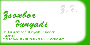 zsombor hunyadi business card